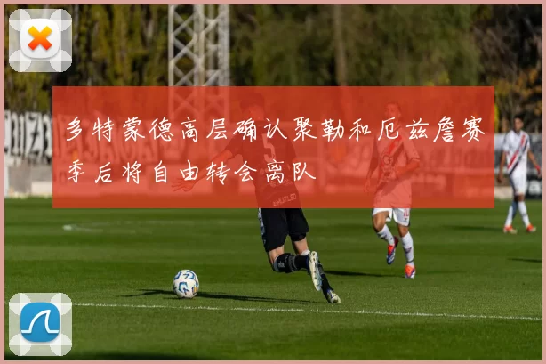 多特蒙德高层确认聚勒和厄兹詹赛季后将自由转会离队