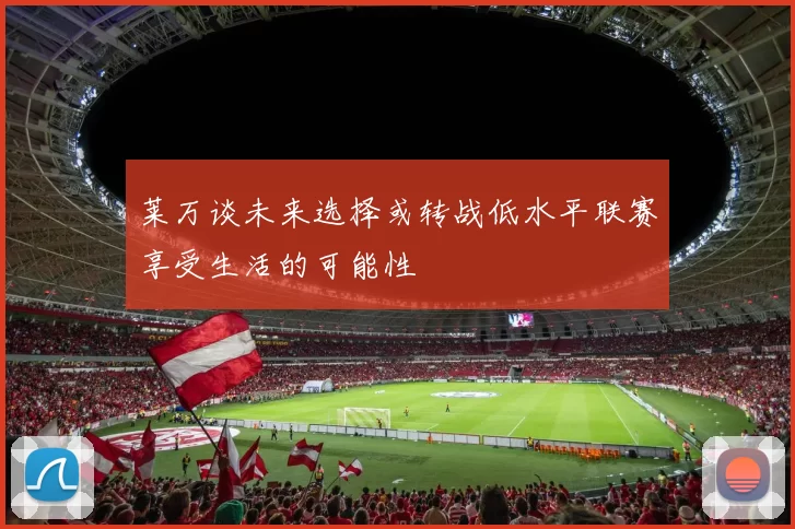 莱万谈未来选择或转战低水平联赛享受生活的可能性